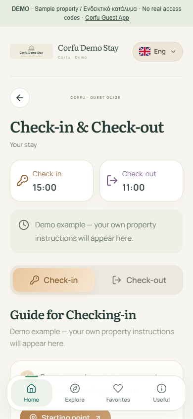 Check-in Guide