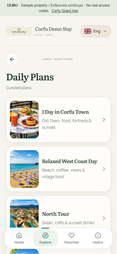 Daily Plans
