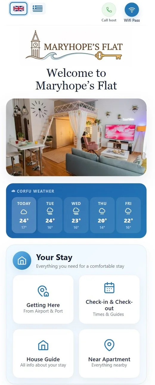 Corfu Guest App