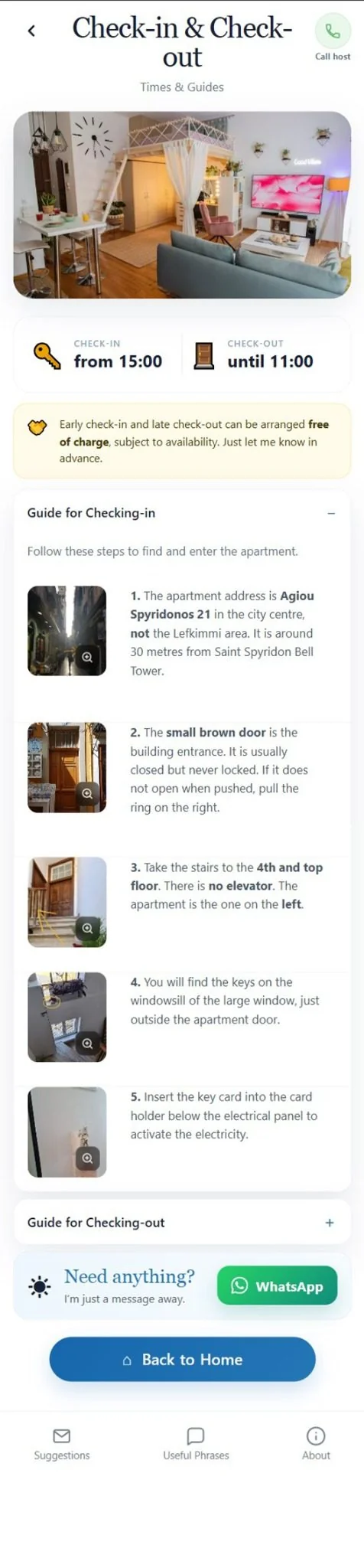 Check-in Guide